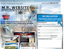 Tablet Screenshot of albertawebsitedesign.biz